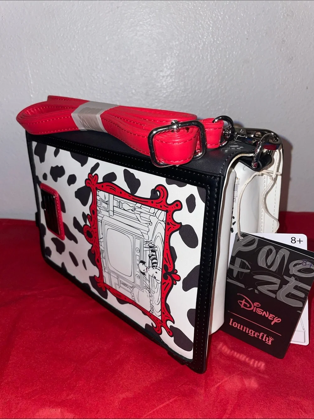 Loungefly Disney 101 Dalmatians Storybook Series Crossbody Backpack & Wallet Set